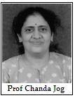 Prof Chanda Jog of the Indain Institute of Science