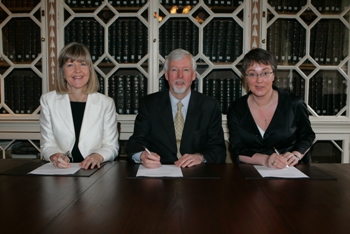 Dr Anne O'Gara, Dr John Hegarty, Dr Anne Lodge