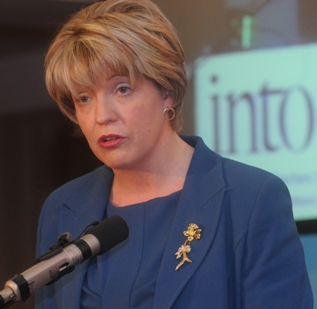 Minister Mary Coughlan addresses INTO Congress 2010